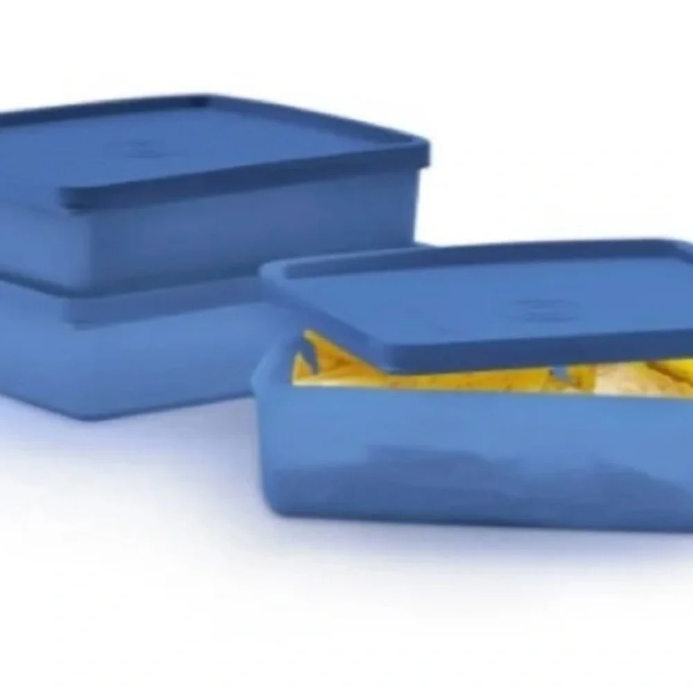 NEW Set of Tupperware Classic Square Away and Mini Square Away Containers